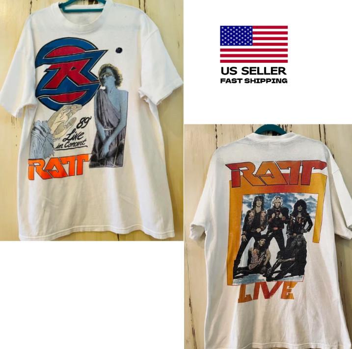 Hot RATT Vintage Tour T-shirt Unisex T-Shirt S