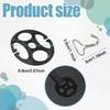 12PCS Car Seat Cover Plum Plate Metal Hook Plastic Card Fixed Chuck Plastic Fastener For Car Seat Accessories dropship