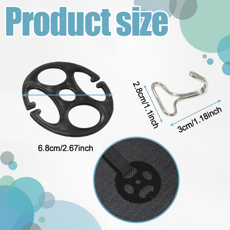 12PCS Car Seat Cover Plum Plate Metal Hook Plastic Card Fixed Chuck Plastic Fastener For Car Seat Accessories dropship