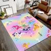 1pc My Little Pony3 Design Printed Area Rug Carpet for Bedroom Living Room Home Decor Rugs Mat Non Slip Mat Rug for Bedside