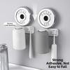 Wall Mounted Magnetic Toothbrush Holder Magnetic Toothbrush Cup Mouthwash Cup  Family