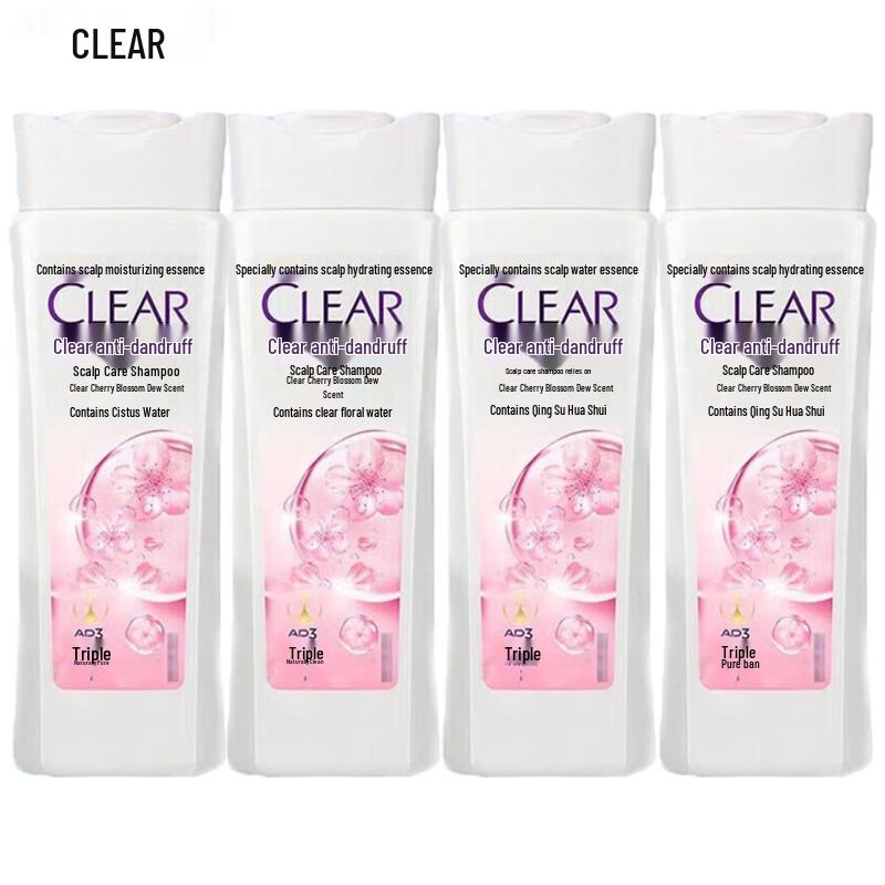 

Clear Cherry Blossom Anti-Dandruff Shampoo Value Pack