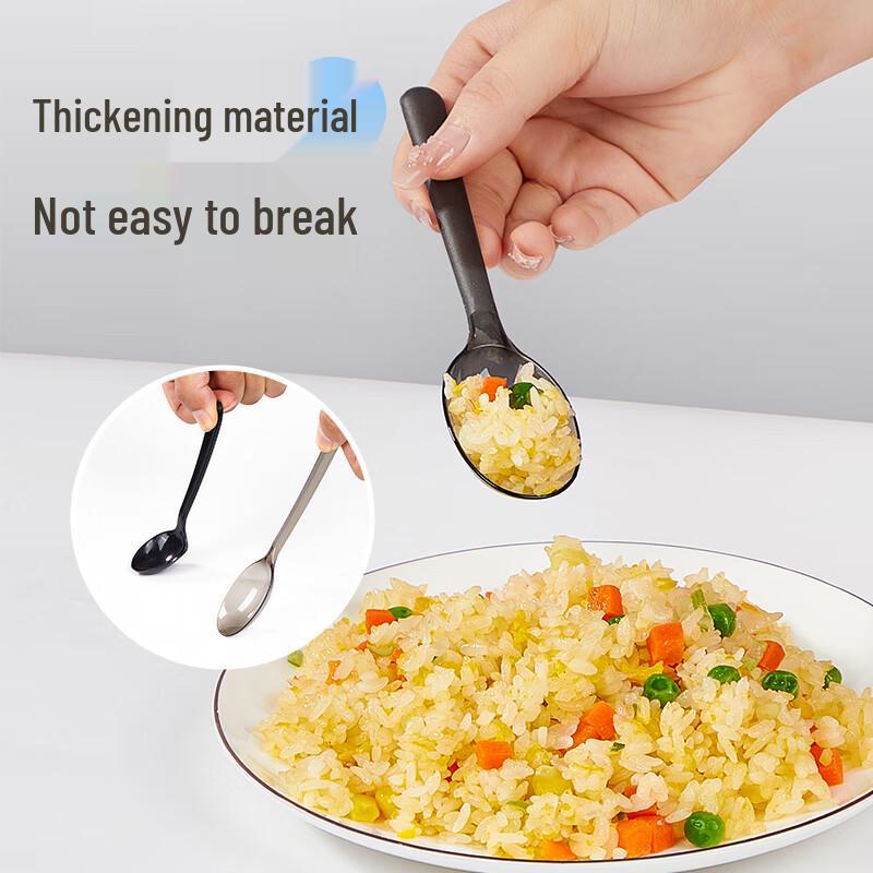 Individually Wrapped Disposable Plastic Spoons (100-count)