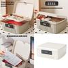 Privacy Protective Storage Box with Combination Lock for Secure Document and ID Organization Home or Work Daily Use