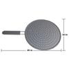 Silicone Handle Oil Filter Oil Separator Kitchen Splash Screen Heat-resistant Oil-proof Pot Cover Drain Plate Cover Kitchen Tool