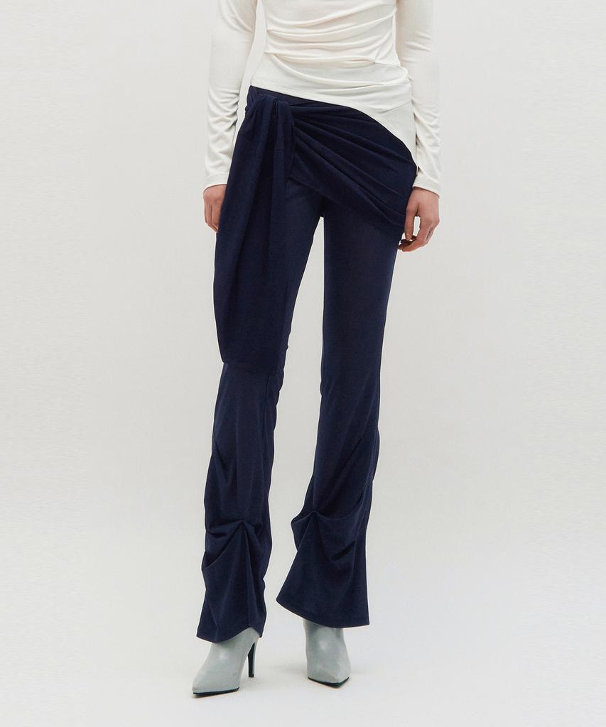 Kimjisu Sheer Layering Pants _ Navy