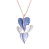 Luxury new color painting oil heart-to-heart small pendant, fashionable small fresh women's girlfriend versatile love necklace