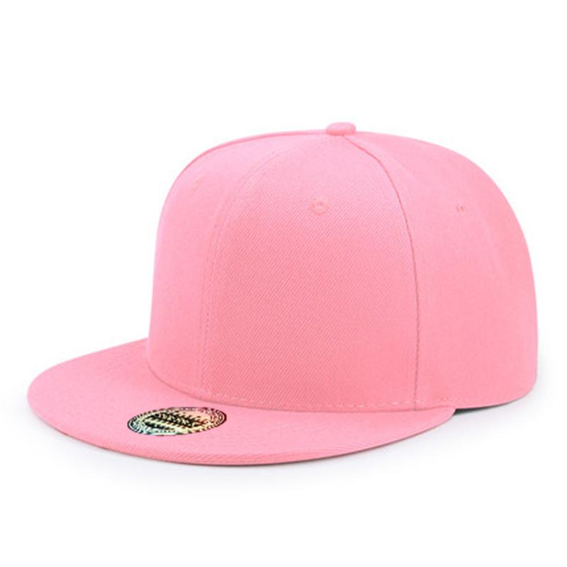 

Унісекс кепка звичайна капелюх Snapback високої якості для дорослих хіп-хоп бейсболка для чоловіків і жінок на відкритому повітрі для відпочинку бейсболка 55cm-60cm рожевий
