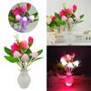 Led Night Light Luminous Colorful Flower Lamp Intelligent Light Control For Home Bedroom Decoration