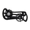 Single Speed Mountain Bike Chain Tensioner 11T Aluminum Alloy Folding Bike Double Spring Guide Chain Tensioner Black