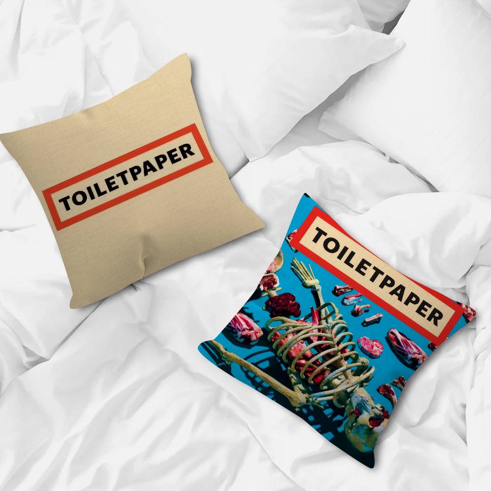 Pillow Gift Home Office Decoration Bedroom Sofa Car Cushion Cover Case 45x45 Fashion T-Toiletpaper