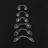 10pcs U Shape Silicone Conjoined Eyeglass Soft Nose Pads for Glasses Anti-Slip Insert Nose Pad