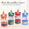 Wood Carousel Decoration Wooden Carousel Horse Orament Merry Go Round Christmas Room Decoration Kids Gift Wooden Merry Go Round