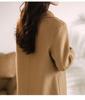 Stylish Woolen Coat with Doll Collar - Regular Fit for Spring, Autumn, and Winter