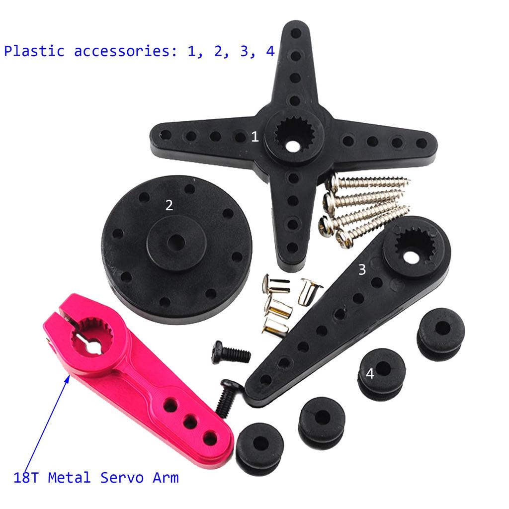 DIYmall 150KG DS51150 Digital Servo, Full Metal Gear, 180 Degree Waterproof, IP66, 12V, with 18T Servo Arm, for Baja Cars and 15 Scale RC Cars