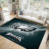 Tappeto in Cristallo Velluto Design Philadelphia Eagles Accogliente Non?Tappeto Stampato Antiscivolo per Camera da Letto Soggiorno Ingresso