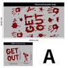 Halloween Bloody Handprint Stickers Removable Wall Door Window Decal Haunted House Horror Party Decor Prop