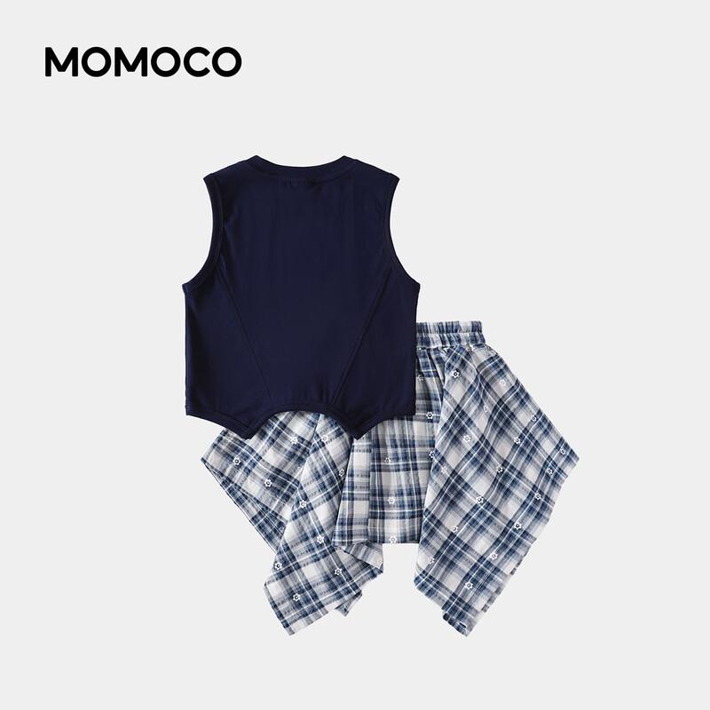 MOMOCO Girls' Summer Casual Performance Two-Piece Set