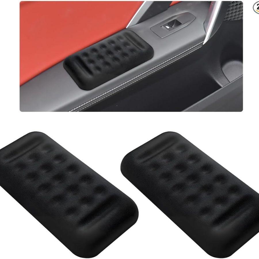 2 PCS Arm Rest Elbow Pads for Car, 5.1" × 2.6" Vehicle Door Thigh Support A