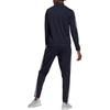adidas ESSENTIALS3 Stripes SS25 Track Suit Primegreen Casual Suit Women's Ink/White H10155