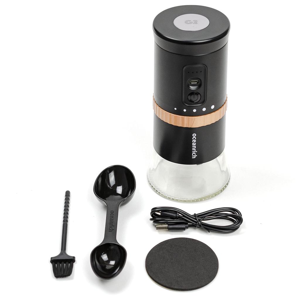 Ocean Rich Cordless Automatic Coffee Grinder G2 Black UQ-ORG2BL