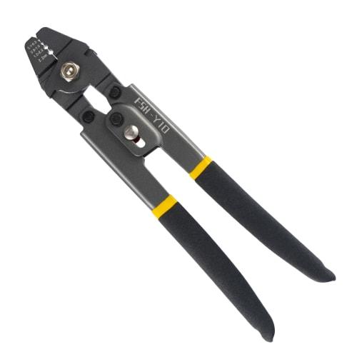 Doshu (Doshu) Crimping Machine, Wire Sleeve Crimping Tool, Wire Clamp Cutter, Crimping and Cutting Function, 2-in-1, Compatible with 0.1mm-2.2mm, Bl
