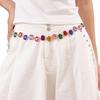 Waist Chain High-end Color Full Diamond Crystal Waist Chain Niche Vintage Dress Accessories