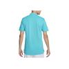 Nike Rafa Logo Embroidered Comfortable Casual Short Sleeve Polo Shirt Men Polo Shirts Sky-Blue DD8532-345