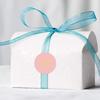 100-500pcs Thank You Sticker Envelope Seal Scrapbook Sticker Pink Heart Cute Round Sticker Stationery Label Stickers