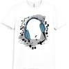 Headphones T Shirt Music Lover DJ Gamer Audio Sound Wave Graphic Tee