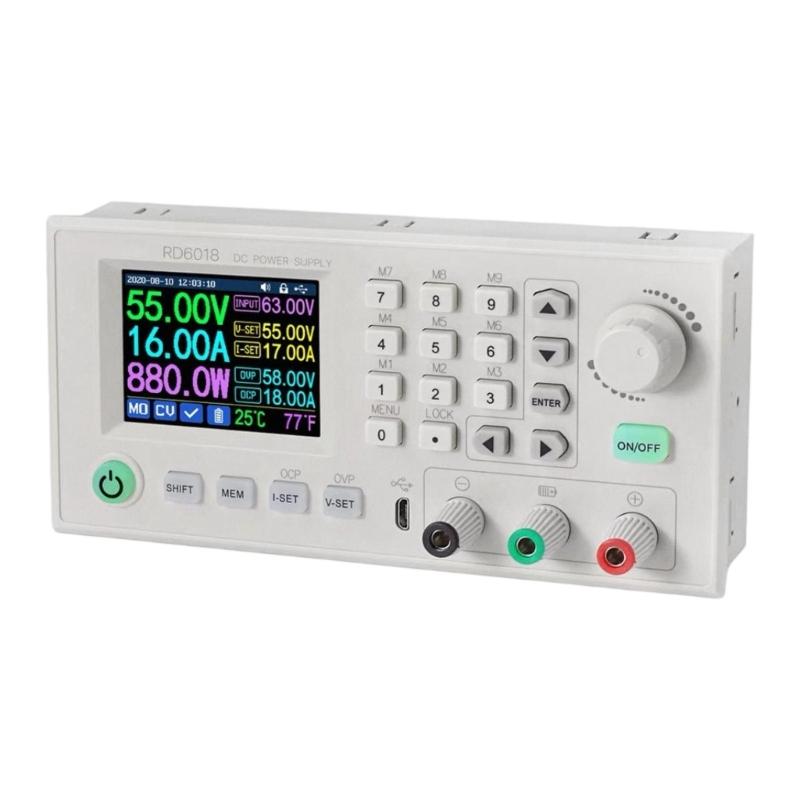 Direct Current Steping Down Variable Regulator 60V 18A Adjust Bucking Convert Voltages Stabilizers 2.4'' Screen