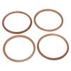 4PC Motorcycle Exhaust Pipe Gasket For Honda CB1100RS 17-19 CB1100SF 00-03 CB1300 X4 97-99 CB750 Nighthawk 91-92 CBR1100XX 97-08