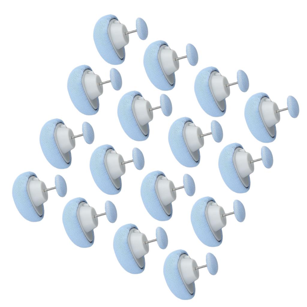 16 Pieces Quilt Fixing Clips Heart Shape Removable Comforter Fastener Duvet Blanket Bedding Holder Pins for Home Use