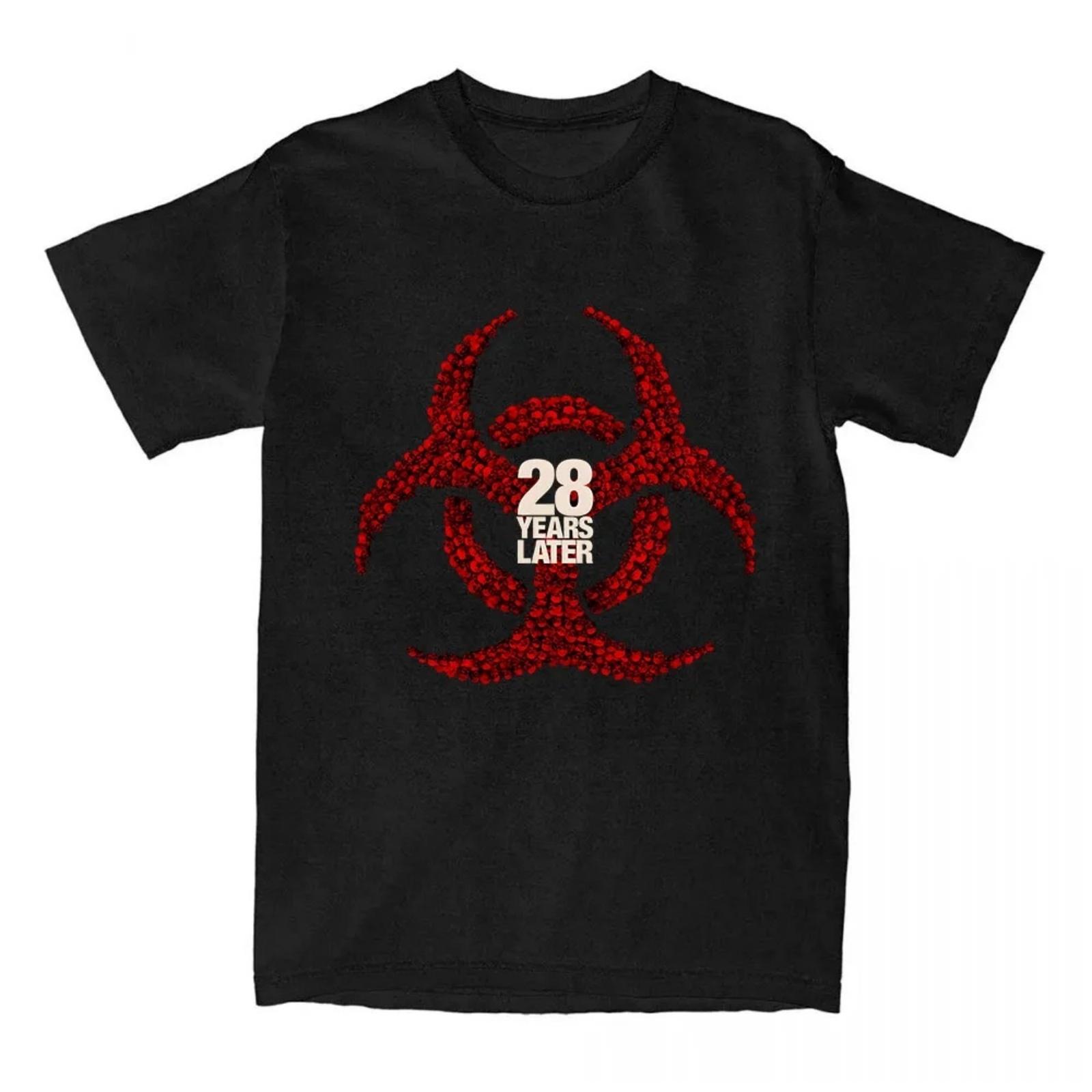 

2025 NEW Film 28 Years Later T-shirt Horror Movie Printing Fashion Tshirts Women Men Clothing O-neck Short Sleeve Female T Shirt XXXXXL різнокольоровий