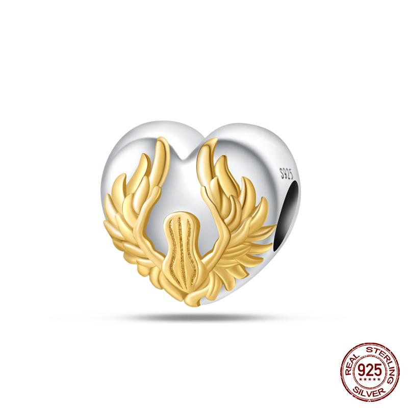 Copper Golden Series Star Moon Pyramid Sunflower Charms Beads Fit Qikaola Original Bracelet Luxury Diy Jewelry Gift