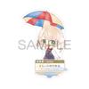 Algernon Products Shigure Ui Umbrella Child Acrylic 9 Years W100 x Acrylic Stand, Old, Approx. H100mm,