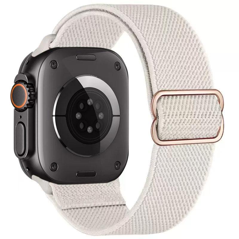 Elastic Nylon Loop Strap For Apple Watch Ultra 3/2/1 49mm 11 10 46mm 42mm Bracelet Wristband iWatch 9 8 7 6 5 4 SE 45/41/44/40mm