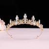 Elegantní barevná tiara koruna ženy dívky párty svatební princezna svatební koruna vlasové šperky
