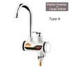 3000W Household Digital Display Electric Faucet Kitchen Hot and Cold Dual Purpose Heater Instant Heating Stainless Steel Faucet