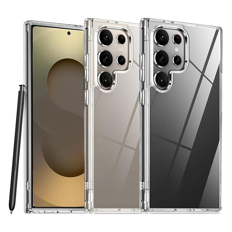 

Hybird Acrylic Clear Case for Samsung Galaxy S25 Ultra FE Case Shockproof Military Grade Transparent Case for S25 Plus Cover Galaxy S25+