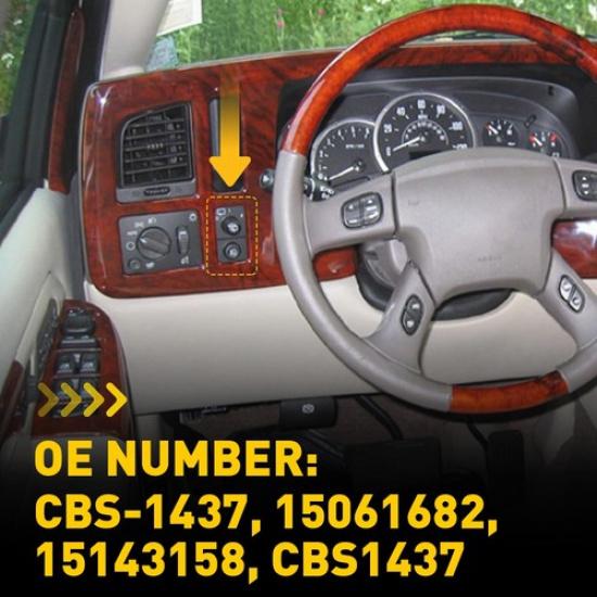 Fog Lamp Light Switch Control 15143158 For 2003-2006 Chevrolet Avalanche 2500