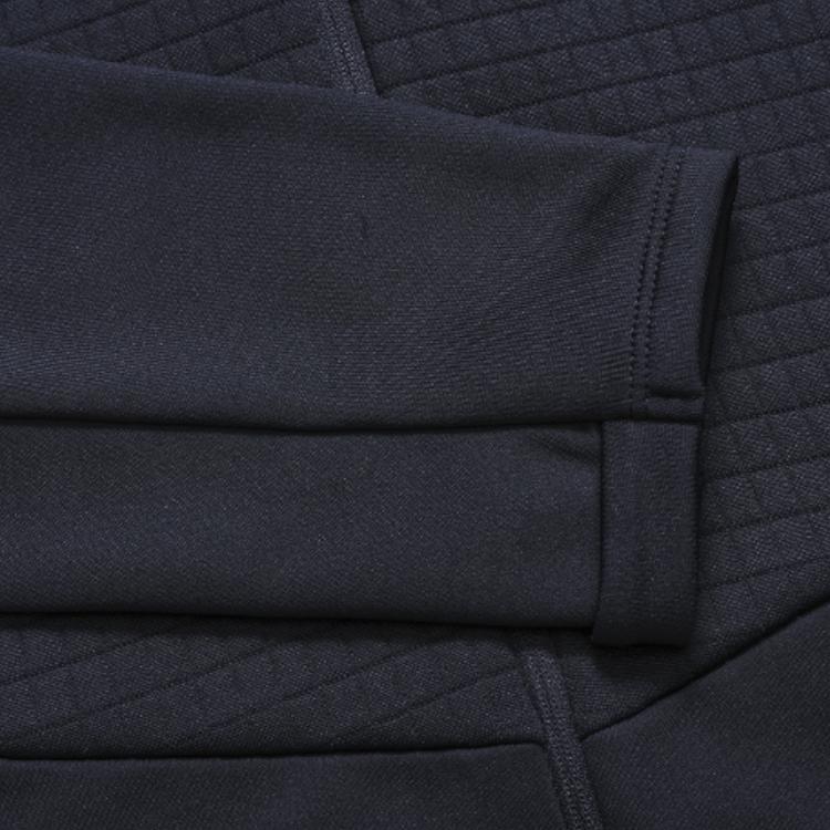 FILA Athletics Comfortable Knitted Long Sleeve Jacket Men Jacket Dark-Blue A11M243505F-NV