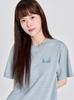 Losiya Flower Pigment T-Shirt / Mint