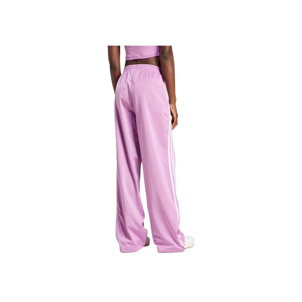 Adidas Originals Logo Elastic Waist Retro Sports Casual Pants Women Pants Pink IY4719