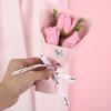 3 Heads Artificial Rose Bouquet Mini Scented Soap Flower Bouquet for Women Mom Wife Valentine's Day Anniversary Wedding Mother's Day Birthday Gift