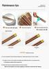 Engraved Logo Chopstick Rest Gift Set with Engraving & Hot Stamping for Corporate Souvenirs