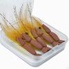 5 Pieces Fly Fishing Lures Baits with Storage Box Hooks Tackle