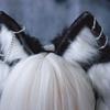 Plush Wolf Headbands With Cat Ears Alternative Fashion Festival Hair Hoop for Photoshoots Or Casual Outings