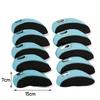 10x Waterproof Golf Iron Headcovers Golf Club Head Cover Viewable Window