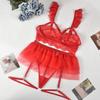 Porno Erotic Sexy Lingerie Set Woman Lace Transparent Sex Underwear Brief Sets Bra Kit Push Up Breves Sets Erotic Bra